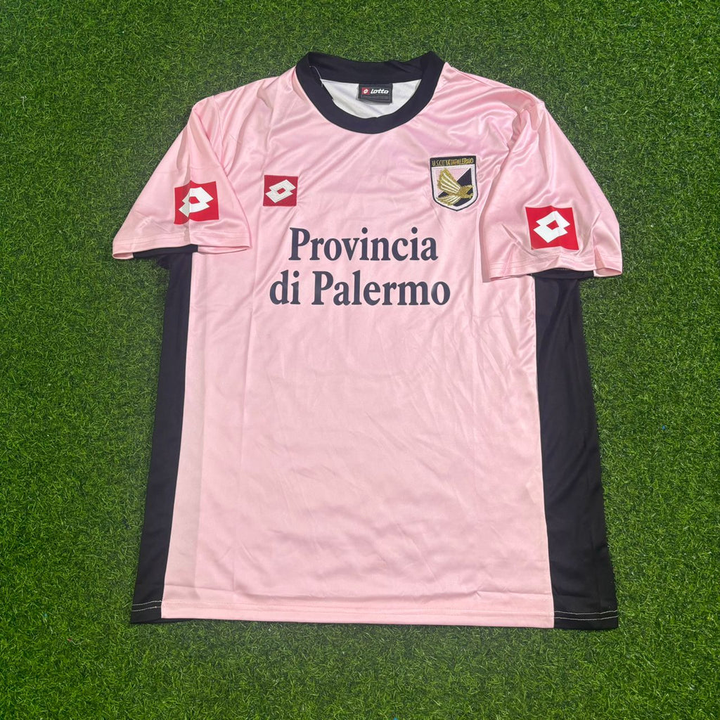 Javier Pastore Palermo FC Pink Retro Football Jersey – Front View