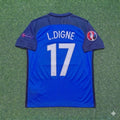 France Euro 2016 Home Retro Football Jersey – Lucas Digne #17 – Back View