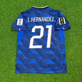 France Home 2026 World Cup Blue Football Jersey – Lucas Hernández 21- – Back View