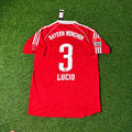 2006/07 Lucio Bayern Munich Red Retro Football Jersey Collection – Back View
