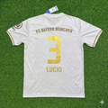Bayern München 125 Years Anniversary Special-Edition White Jersey – Lucio #3 FC – Back View