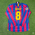 2006 Ludovic Giuly Barcelona Final Retro Football Jersey – Back View