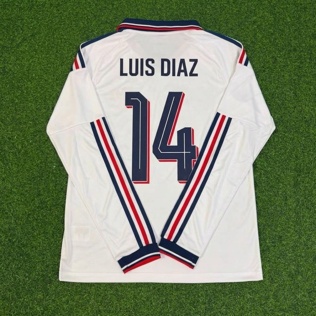 Luis Diaz #14 Bayern Munchen 2027 Away Long Sleeve New season – Back View