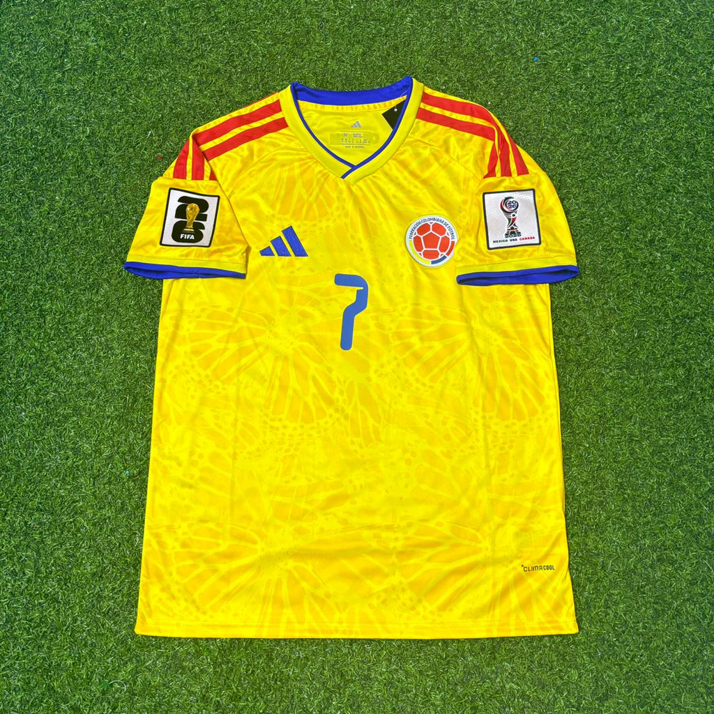 Luis Díaz Colombia 2026 World Cup Football Jersey – Front View
