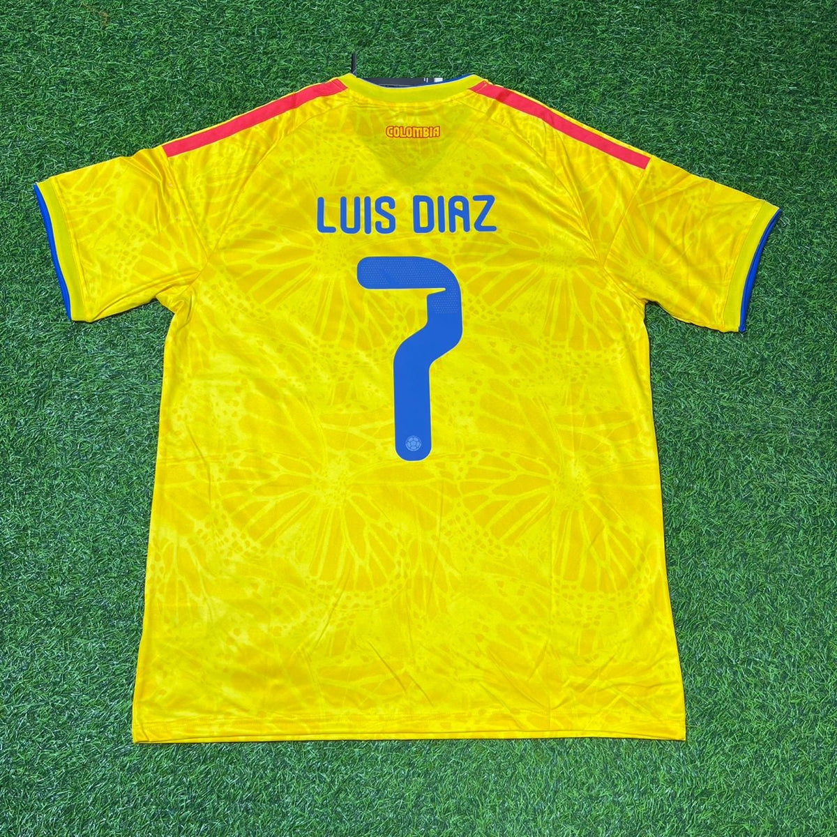Luis Díaz Colombia 2026 World Cup Football Jersey – Detailed View