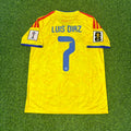 Luis Díaz Colombia 2026 World Cup Football Jersey – Back View