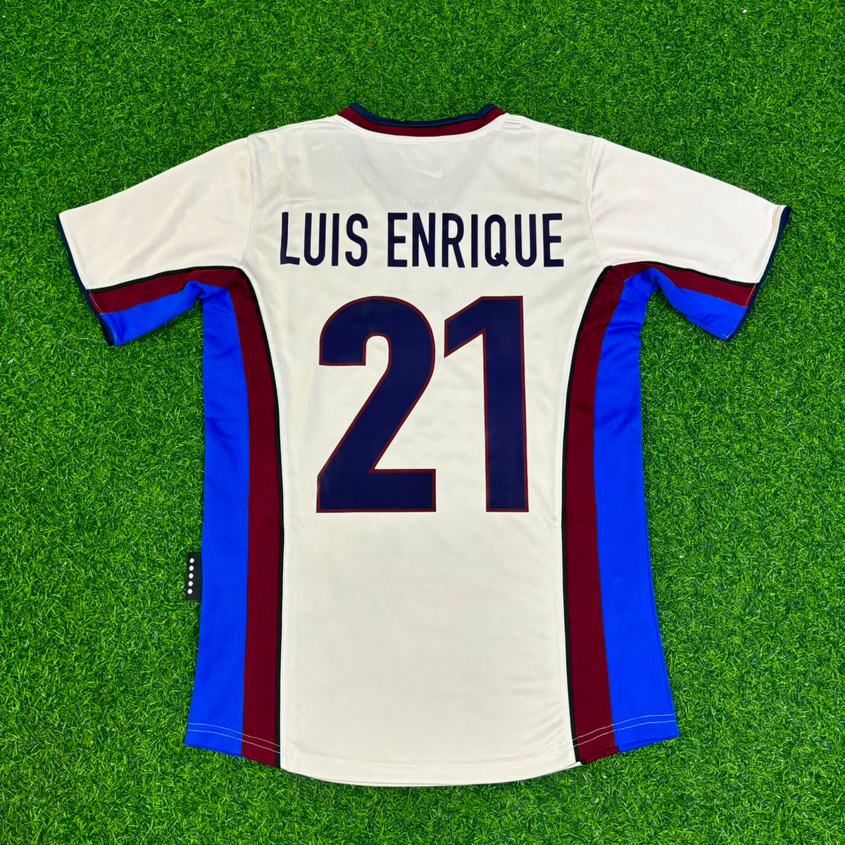 Luis Enrique Barcelona 98/99 Retro Jersey – Back View