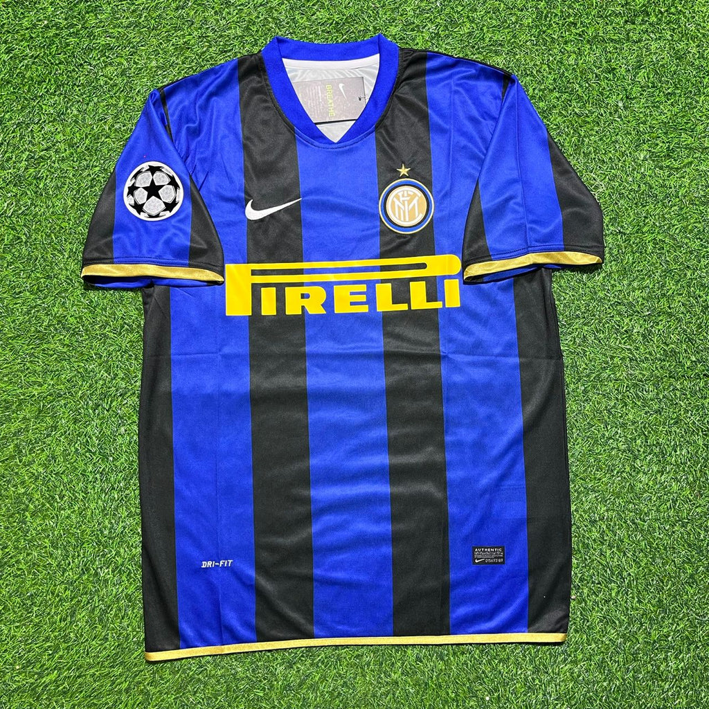 2008/09 Luís Figo #7 Inter Milan Retro Football Jersey – Front View