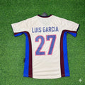 Luis Garcia Barcelona 98/99 Retro Football Jersey – Back View