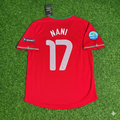 Portugal Euro 2012 Red Retro Football Jersey – Luis Nani – Back View