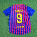 Barcelona Retro Home Football Jersey – Luis Suarez – Back View