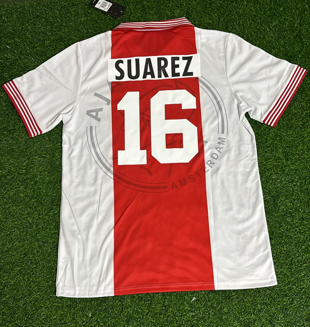 Luis Suarez Ajax Fc Retro Jersey – Back View