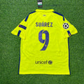 Luis Suarez Barcelona 14/15 Retro Yellow Jersey – Back View