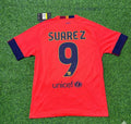 Barcelona 2014 Kit Season Retro Jersey – Luis Suárez 9- – Back View