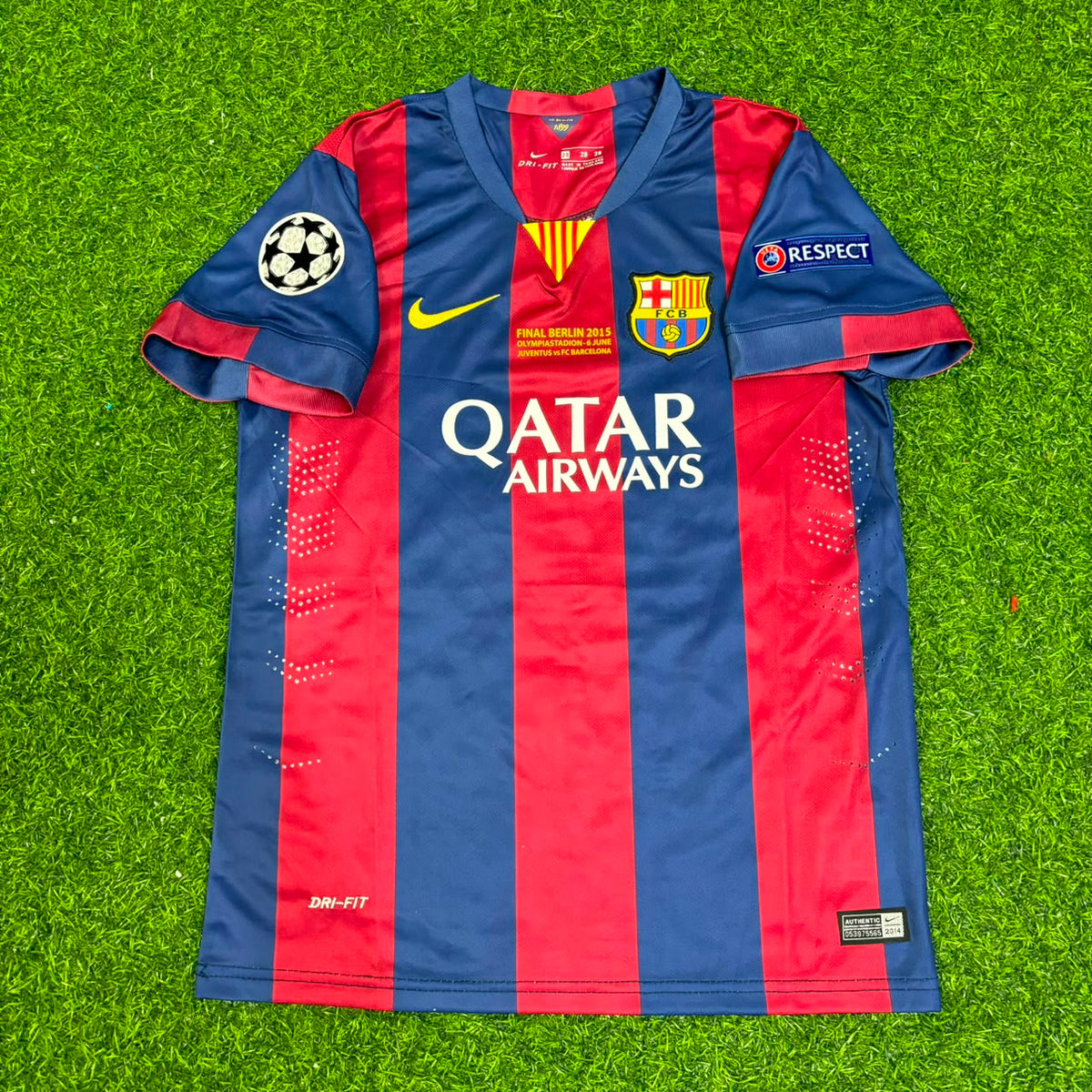 Barcelona 2015 Champions League Final Kids Retro Jersey – Luis Suárez #9 – 4
