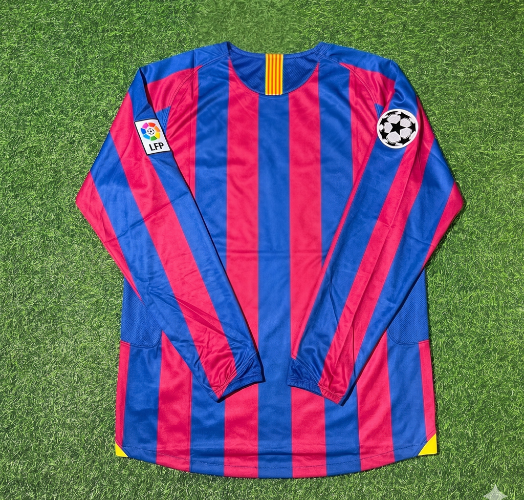 2006 Barcelona Final Retro Football Jersey – Front View