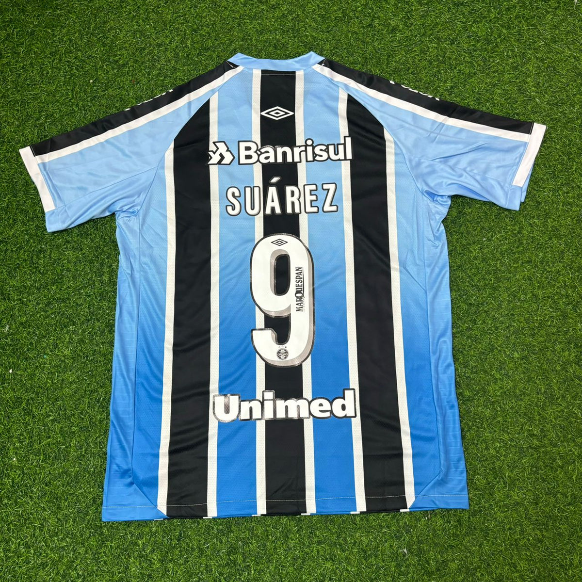 2023 Luis Suarez Gremio Retro Football Jersey – Front View