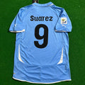 Luis Suarez Uruguay 2010 South Aftica World Cup Blue Retro Jersey – Back View