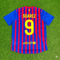 Luis Suarez Barcelona Retro Home Football Jersey – Back View