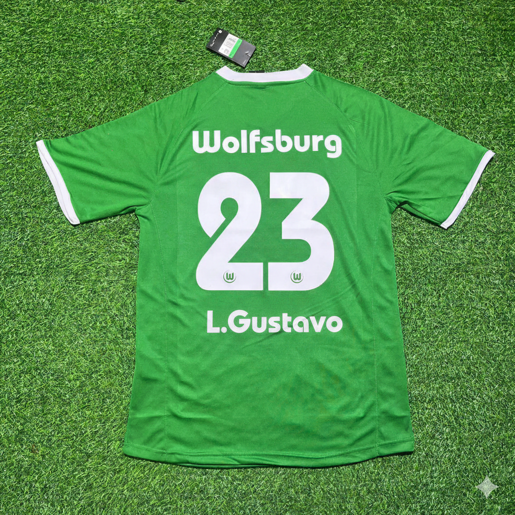 Luiz Gustavo VfL Wolfsburg Meisterjahr Retro – Back View