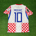 Luka Modrić Croatia 2026 World Cup Home Football Jersey – Back View