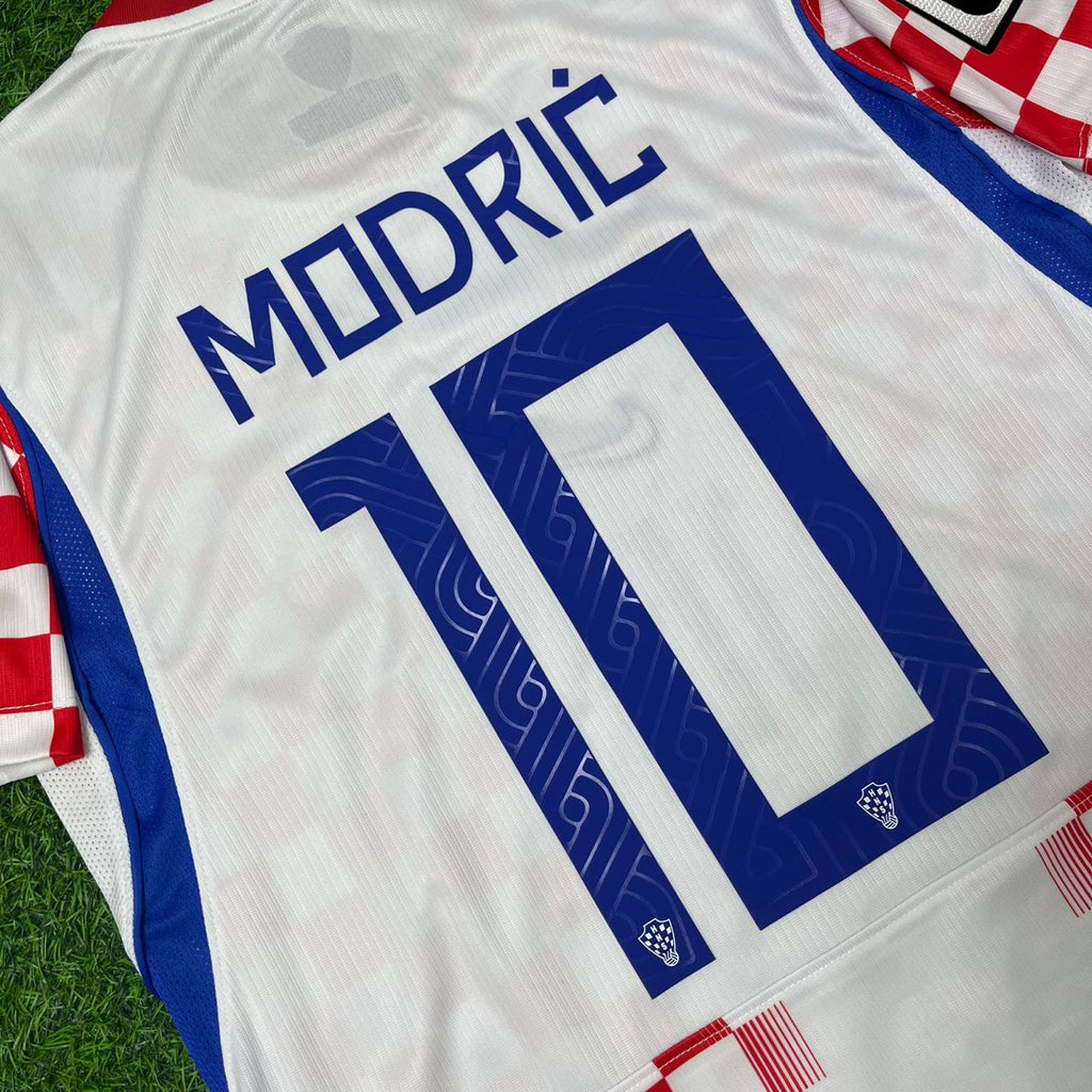 Luka Modrić Croatia 2026 World Cup Home Football Jersey – Detailed View