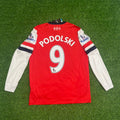 Lukas Podolski Arsenal 2011-2012 Retro Kit Jersey – Back View
