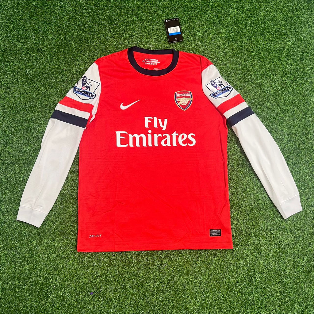 Lukas Podolski Arsenal 2011-2012 Retro Kit Jersey – Front View