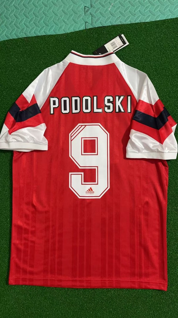 Lukas Podolski – Arsenal Retro Kit Jersey – Back View