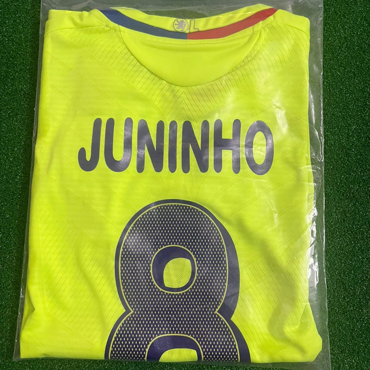Juninho Pernambucano Olympique Lyon 2008-2009 Third Retro Football Jersey – 5