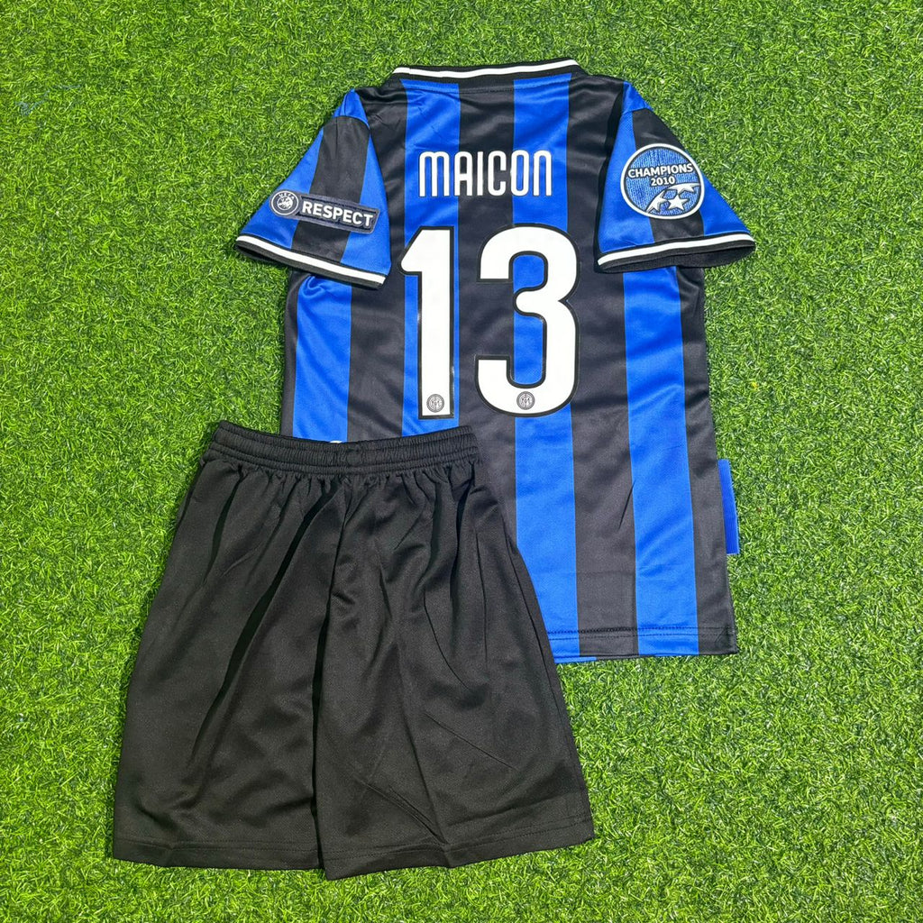 2011/12 Maicon Inter Kids Football Jersey – Back View
