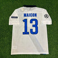 Maicon #13 Inter 2011/2012 White Away Jersey – Back View