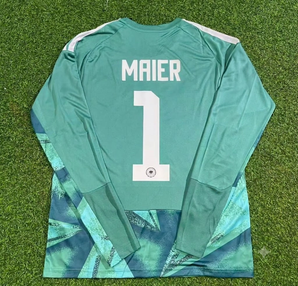 Sepp Maier Germany Retro Goalkeeper Long Sleeve Football Jersey – Back View