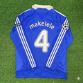 2008 Claude Makelele Chelsea Champions League Final Long Sleeve Football Jersey – Back View