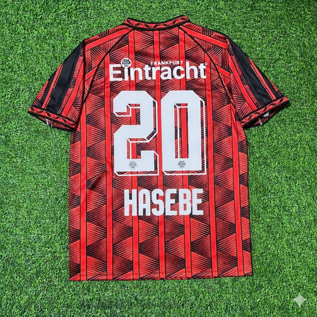 Makoto Hasebe 20- Eintracht Frankfurt Retro – Back View