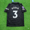 2026 Rúben Dias Manchester City Black Football Jersey – Back View