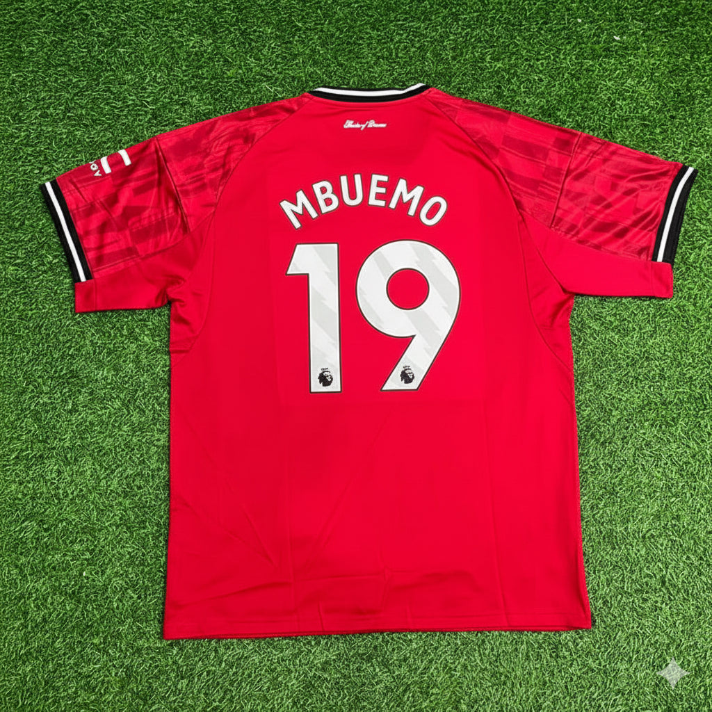 Manchester United New Season 2026 Jersey – Bryan Mbeumo – Back View