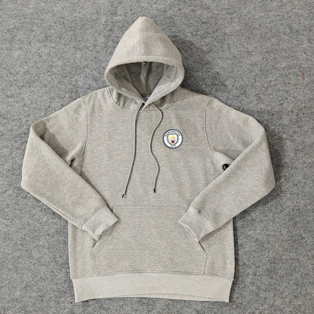 Manchester City - Hoodie Winter Fleece- Football Kapuzenpullover – Back View