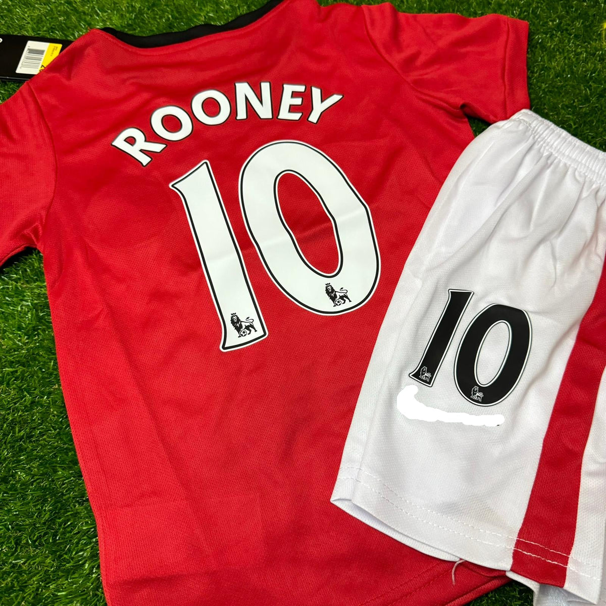 2009/10 Wayne Rooney Manchester United Home Kids Kit Football Jersey for Children – Back View