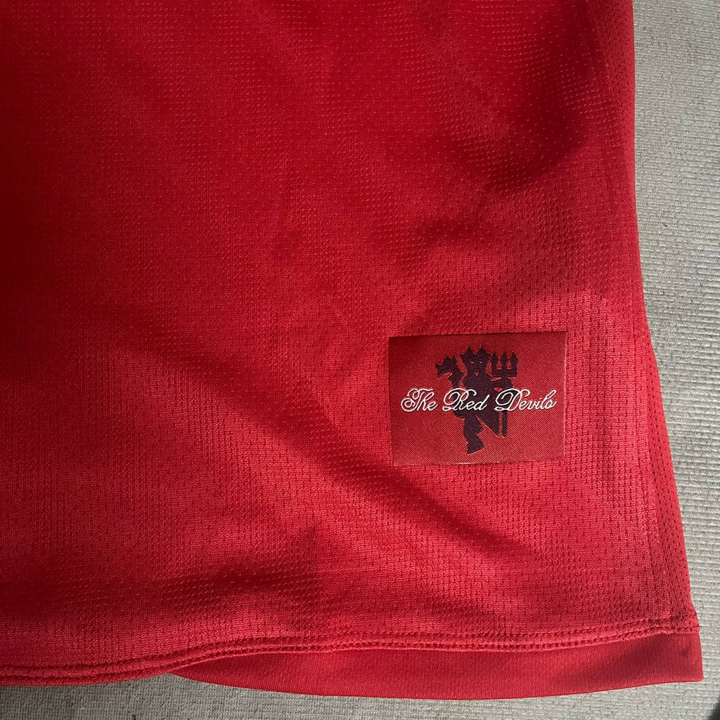 2008 Owen Hargreaves Manchester United Champions League Final Moscow Retro Red Football Shirt Jersey – 5