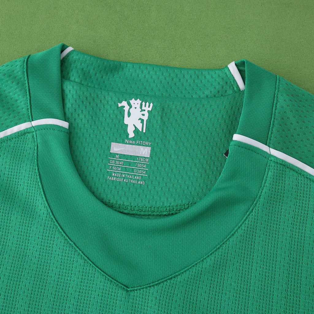 Manchester United Green Retro Long Sleeve Goalkeeper Football Jersey Edwin van der Sar – 4