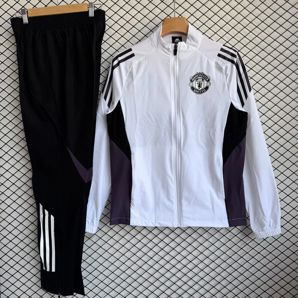 Manchester United 2025/2026 Tracksuit Windbreaker Jacket Pants – Back View