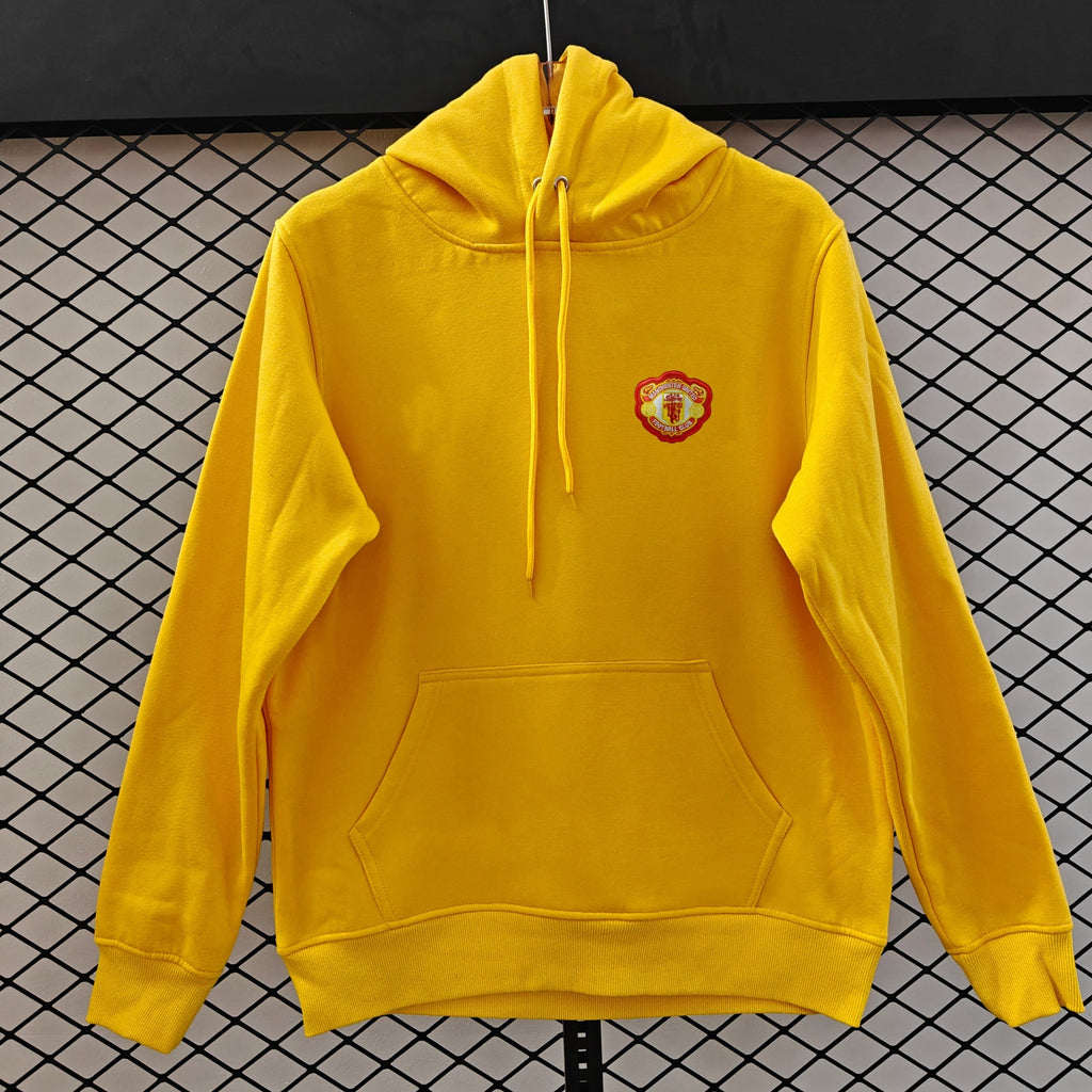 Manchester United - Hoodie Winter Fleece- Football Kapuzenpullover Special Edition – Back View