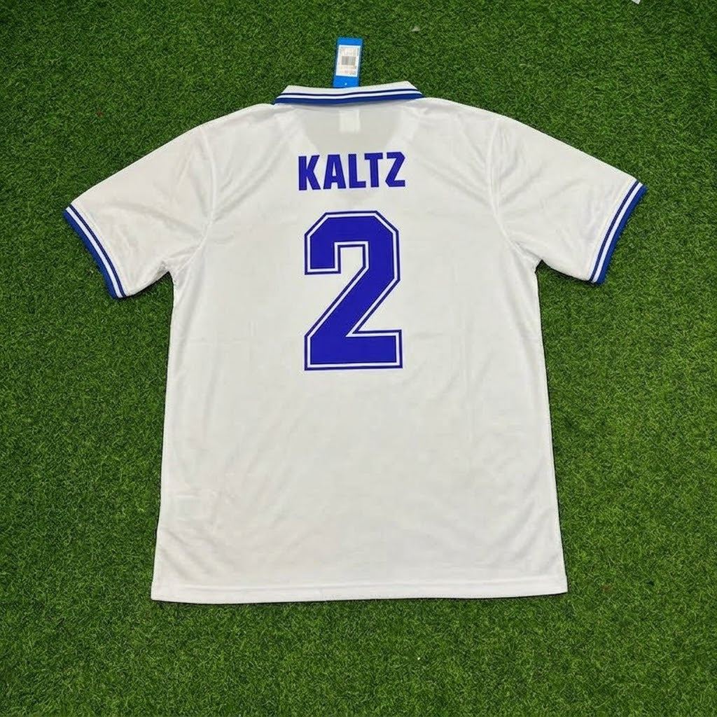 Manfred Kaltz #2 Hamburger SV 1979/80 Weißes Heimtrikot Retro – Back View