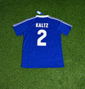 Manfred Kaltz Hamburger SV 1979/80 Blaues Heimtrikot Retro – Back View