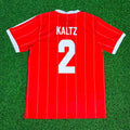 Manfred Kaltz Hamburger SV 1982/83 Red Retro – Back View