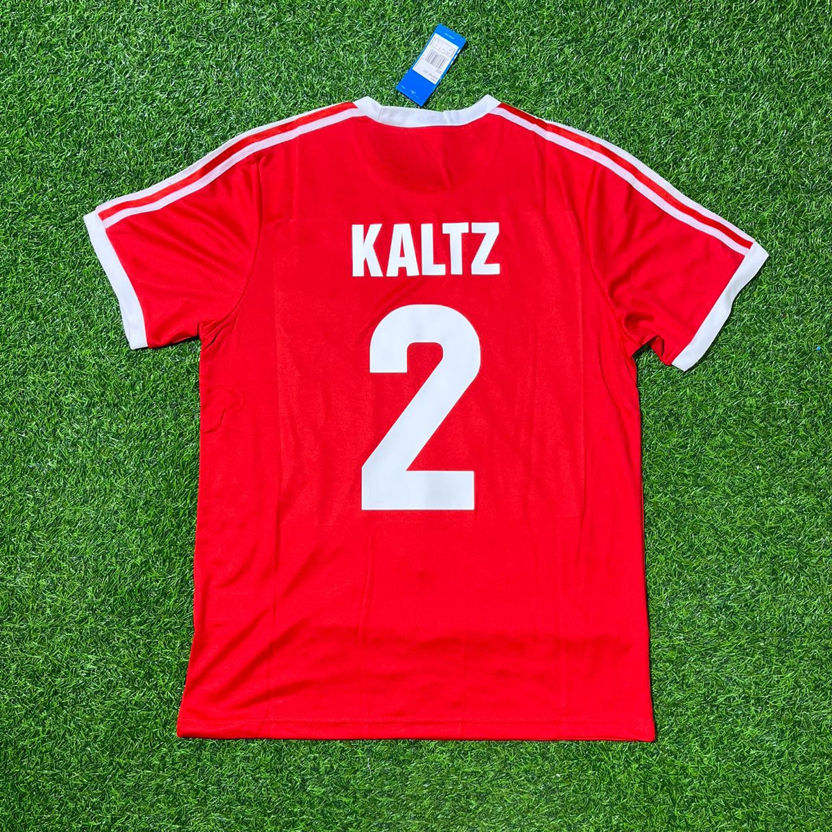 Manfred Kaltz Hamburger SV Rotes Heimtrikot Retro – Back View