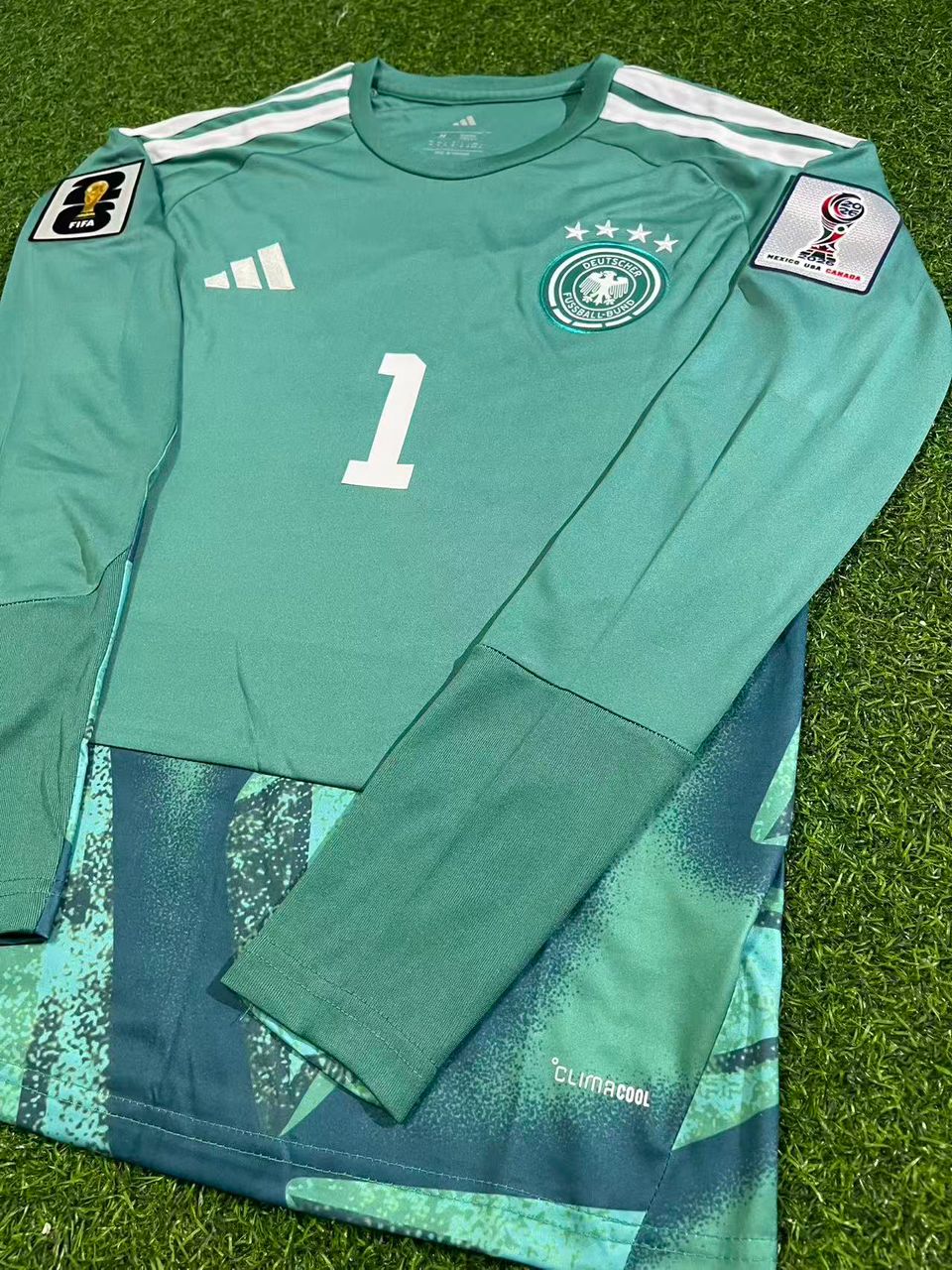 Manuel Neuer Germany 2026 World Cup Goalkeeper Long Sleeve Football Jersey – 4