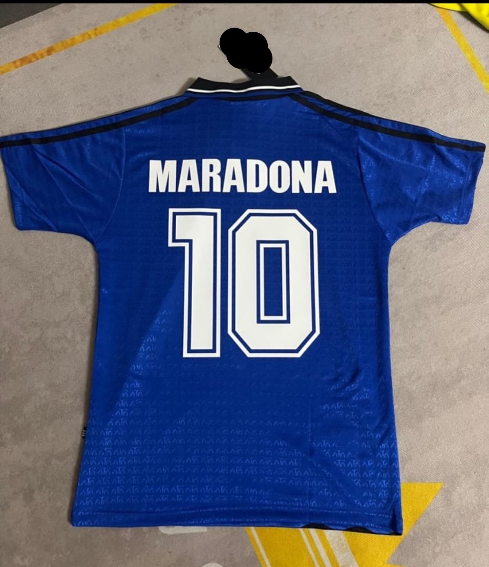 Diego Maradona Argentina Commemorative Anniversary Football Jersey Collection – Back View