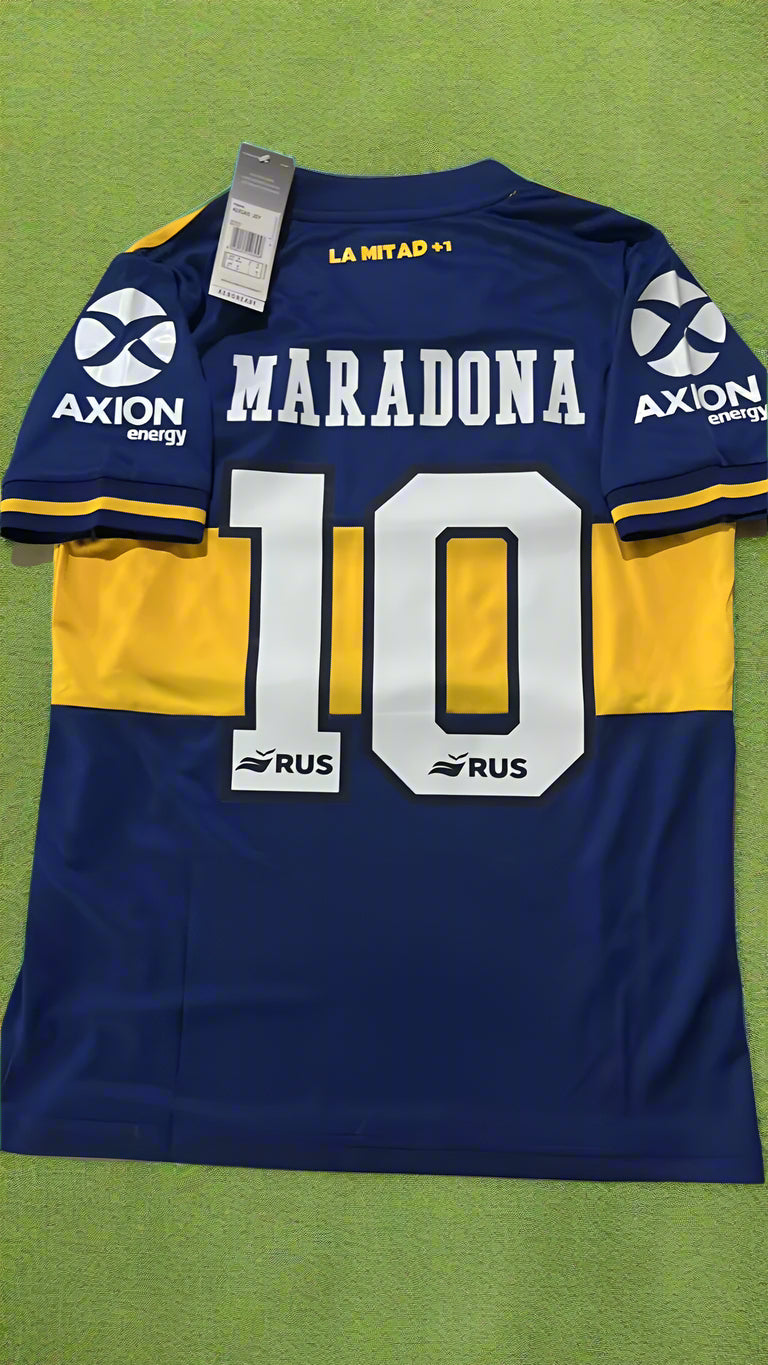 Diego Armando Maradona Boca Juniors Commemorative Retro Jersey – Detailed View